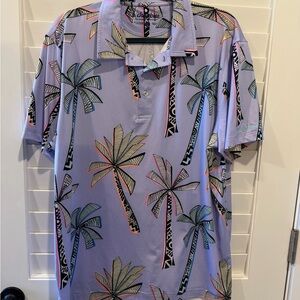 Chubbies Men's Multicolor Palm Tree Polo